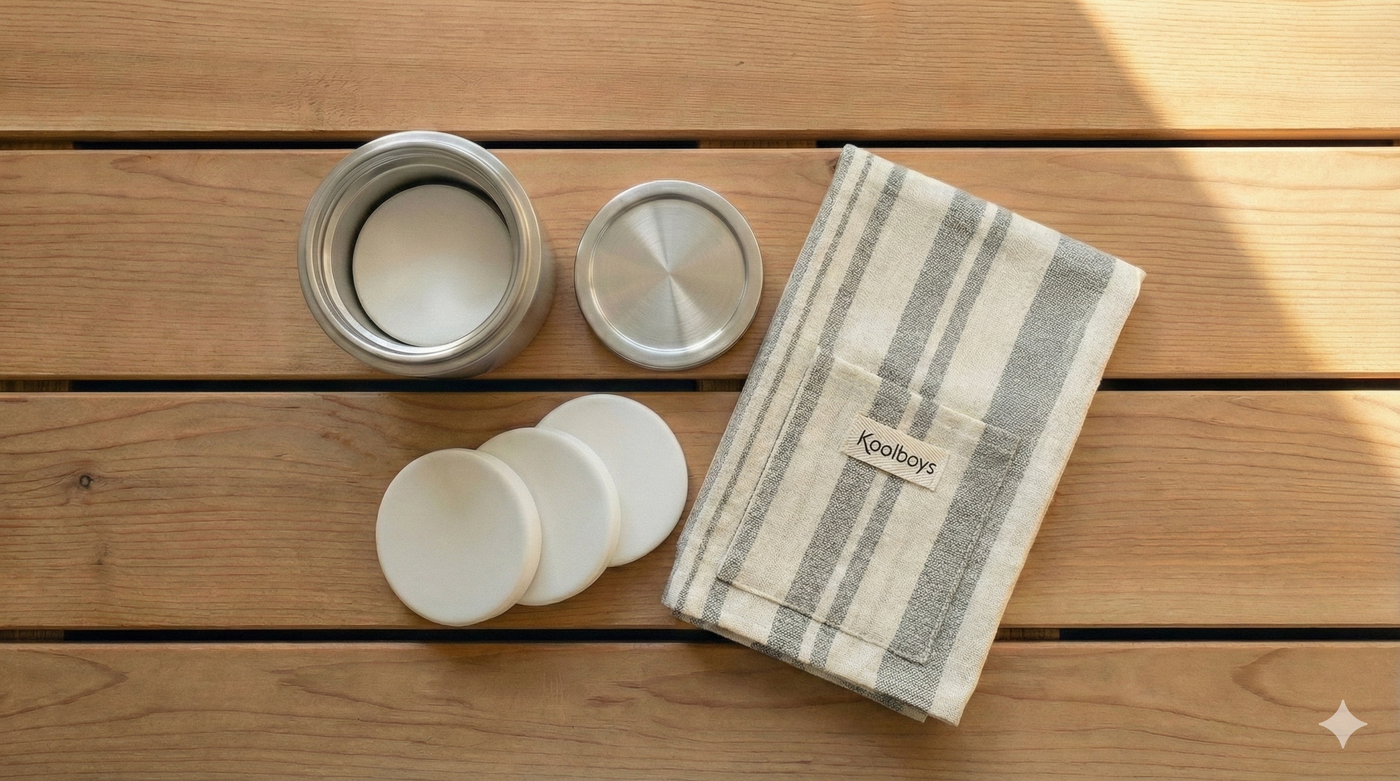 Koolboys Produkt Set von oben